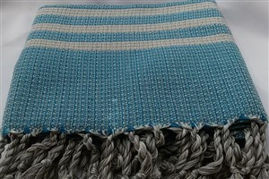 Peştemal - Kilim Koleksiyonu - Mavi Zincir desen 
