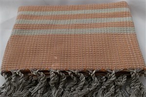 Peştemal - Kilim Koleksiyonu - Turuncu Zincir desen 